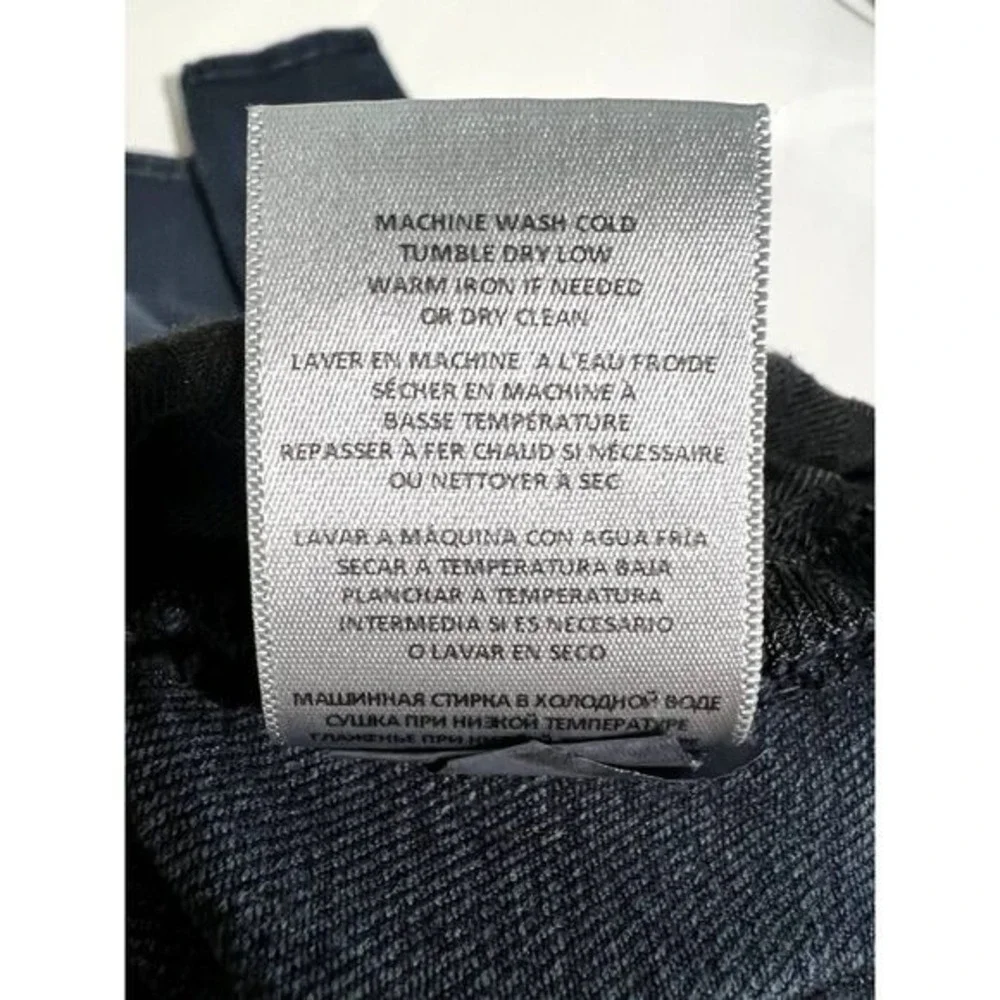 RE/DONE High Rise Skinny Jeans - Size 24 Jet Blue Black Minimalist‎ Chic